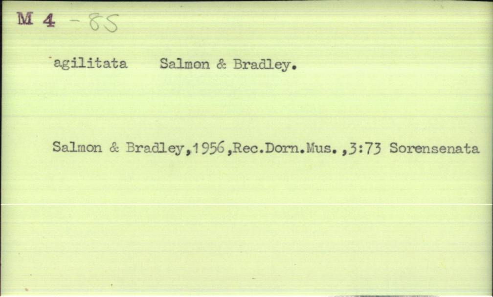 front of card